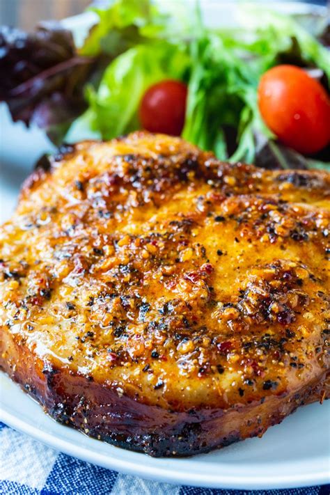 The best ways to once you perfect the baking method for boneless center cut pork chops, it's time to complete the. Air Fryer Honey Mesquite Pork Chops - Skinny Southern ...