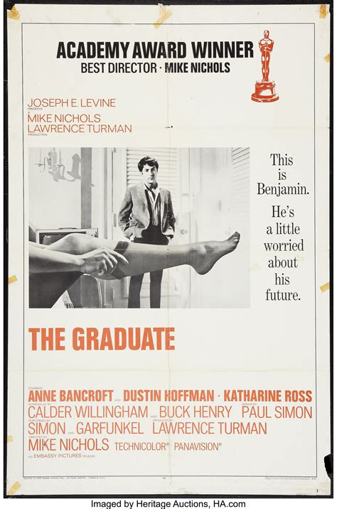 The Graduate Embassy 1968 One Sheet 27 X 41 Academy Awards Lot 53170 Heritage Auctions