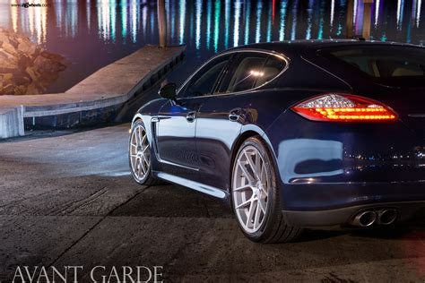 Night Blue Porsche Panamera On M510 Rims By Avant Garde — Gallery