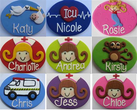 Handmade Name Badges Made To Order 100 Designs And 26 Colours To