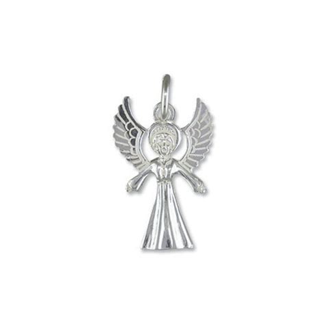 Sterling Silver Angel Pendant With Sterling Silver 18 Chain Jewelry