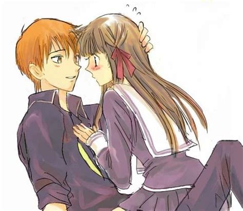 Kyo And Tohru Fruits Basket Manga Fruit Basket Manga Couples Cute