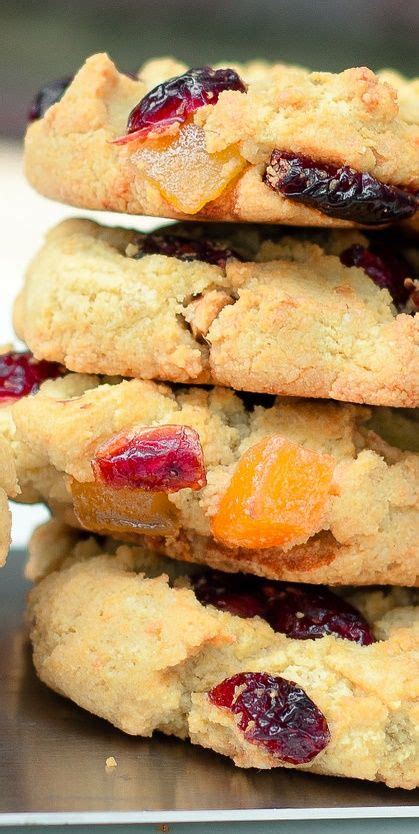 Almond cookies have a crisp bite and sandy crumbly texture. Christmas Cranberry Cookies | Almond flour cookies ...