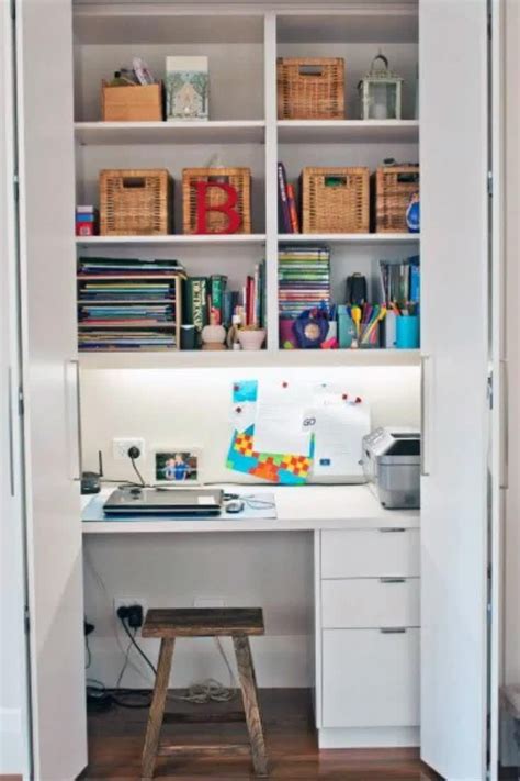 Top 40 Best Closet Office Ideas Small Work Space Designs Video