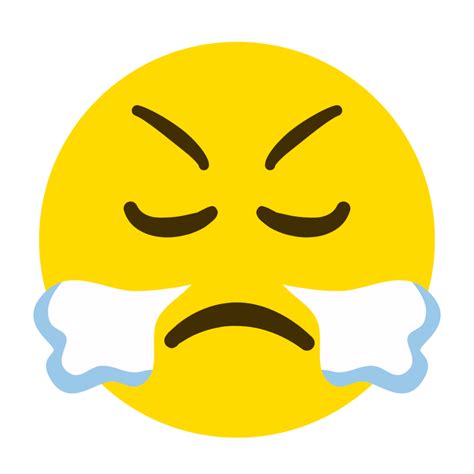 Angry Face Emoji PNG File PNG