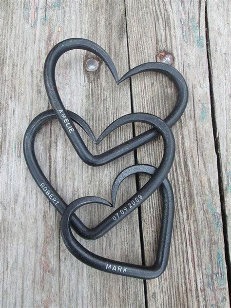 Giving a traditional wedding anniversary gift can be a thoughtful way of acknowledging this special milestone. 3x Family of Hearts 6th Anniversary wedding Iron gift ...