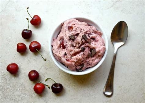 Chocolate Cherry Ice Cream Recipe Blender Babes