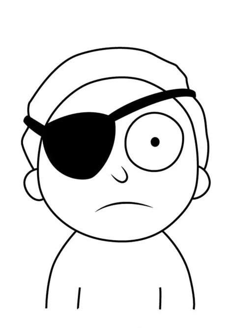 Pirate Morty Smith Coloring Page The Best Porn Website