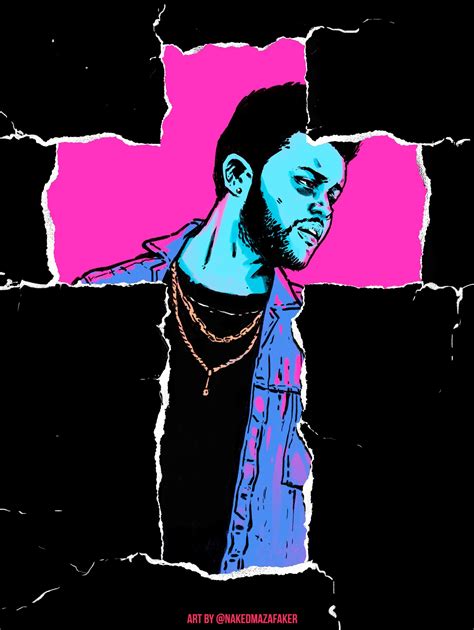 The Weeknd Starboy Fanart By Shane Ramos Picture Collage Wall Cover