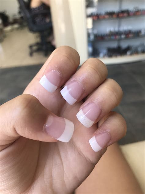 Review Of French Tip Nail Designs Square 2023 Pippa Nails