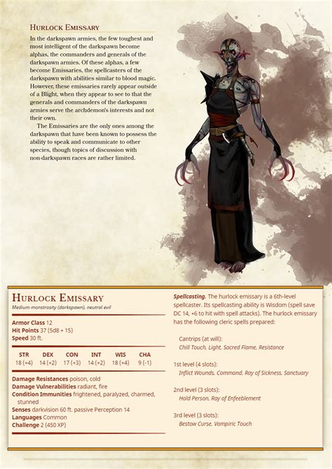 Dnd 5e Homebrew — Dragon Age Darkspawn By Zuroyuso