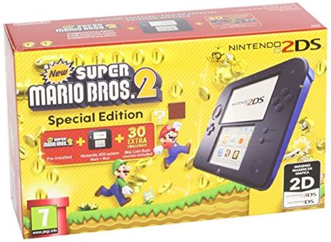 2 of nintendo 3ds, download new super mario bros. Nintendo 2DS - Consola, Color Azul + New Super Mario Bros 2 (Preinstalado) - tYrbYs.com