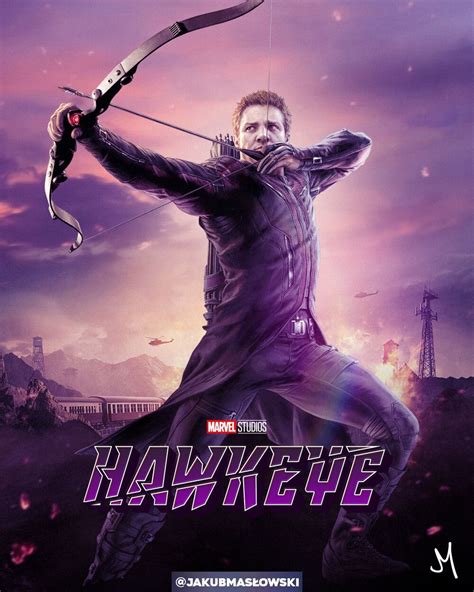 Hawkeye Jakub Masłowski Marvel Marvel Heroes Hawkeye Avengers