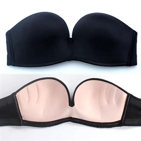 Women Magic Push Up Bra Strapless Womens Bras Underwired 12 Cup Back
