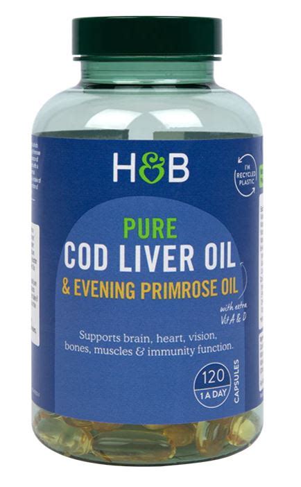 Holland And Barrett Pure Cod Liver Oil And Evening Primrose Oil 4 Month