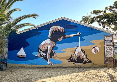 Bryan Snyder Paints The Carlsbad Art Wall Carlsbad Art And Culture At