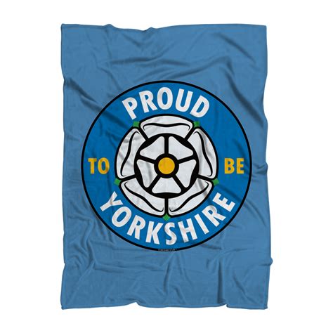 Proud To Be Yorkshire Premium Lined Blanket Yorkshire Stuff