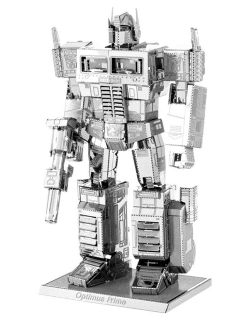 Metal Earth Mms300 Transformers Optimus Prime 3d Metal Model Kit Sik