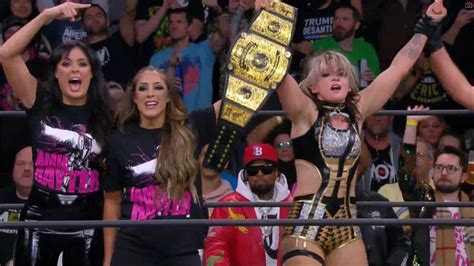 Aew Full Gear Diva Crowned The New Interim Womens Champion At Dirt