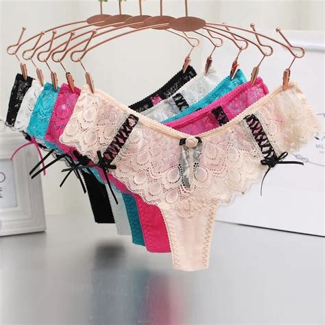 M L Xl Xxl Xxxl Plus Size 2018 T Back Underwear Women Sexy Panties Female Seamless Lace Lingerie