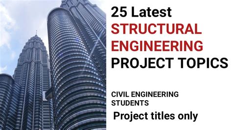 Structural Engineering Final Year Projects Topics Civil Engineering