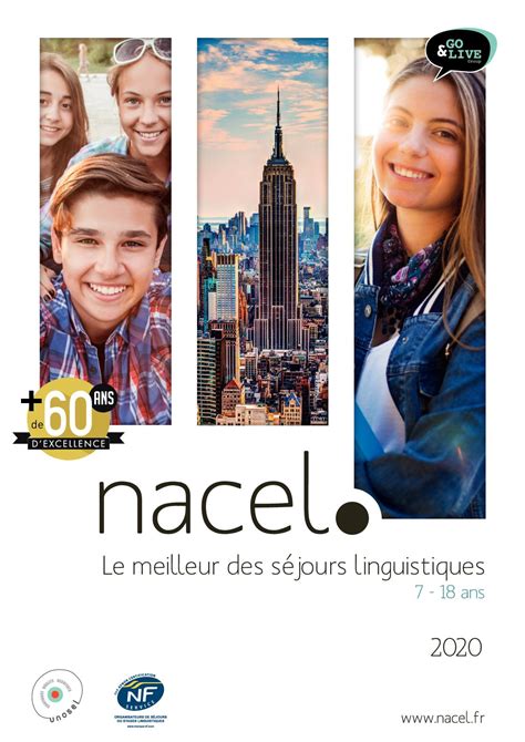 Calaméo Brochure 2020 Nacel Séjours Linguistiques 7 18 Ans