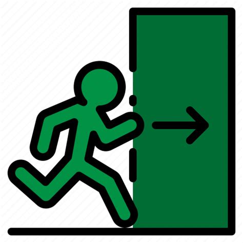 Fire Exit Sign Png