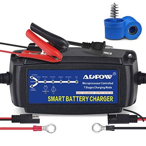 Deep cycle batteries are the recommended batteries to use in solar installations. ADPOW 5A 12V Automatic Smart Battery Charger Automotive ...