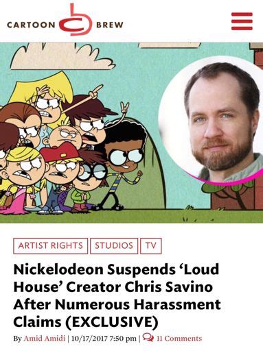 Actualizado Chris Savino Despedido De Nickelodeon Por “acoso Sexual
