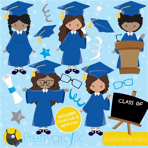 Girls Graduation Clipart Girls Graduation Clipart Cl668 Clip Art