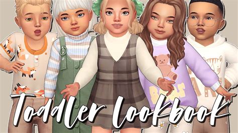 The Sims 4 Toddler Lookbook 🧸 Cc Links Youtube