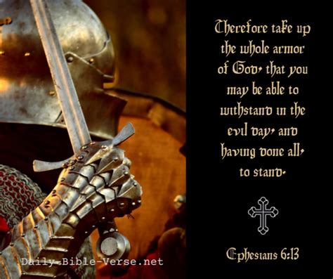 Daily Bible Verse Spiritual Warfare Ephesians 613 Nkjv