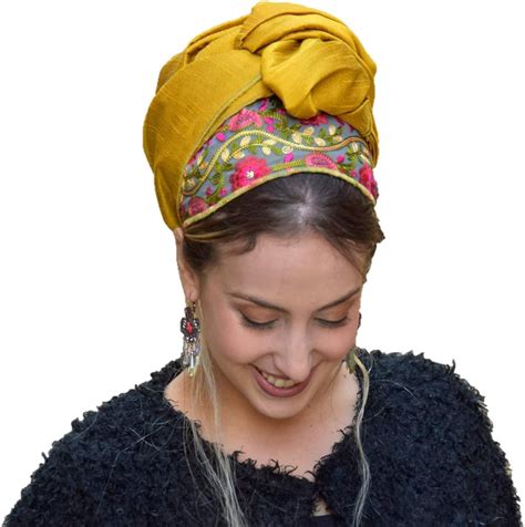 sara attali headscarf tichel hair snood head scarf head covering jewish headcovering scarf