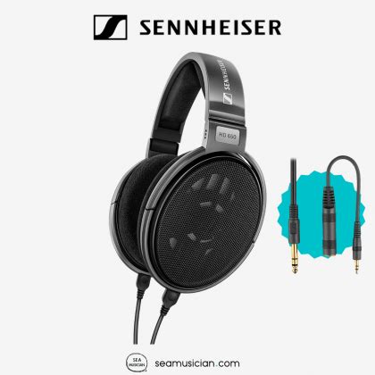 SENNHEISER HD 650 OPEN BACK AUDIOPHILE AND REFERENCE HEADPHONES