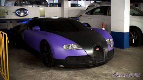 Matte Purple Bugatti Veyron In London Al Khalifa Youtube