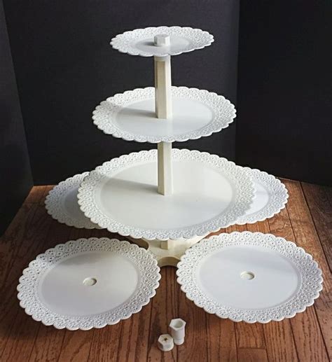 Wilton Tall Tier Cake Stand 4 Arm Base Wedding Decorating Cupcakes