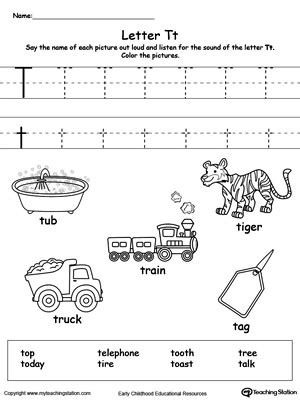 An awesome video to show little toddlers the letter t and a few words that begin with it. Letter T Printable Alphabet Flash Cards for Preschoolers ...