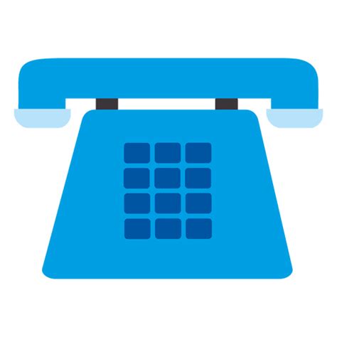 Blue Telephone Icon Transparent Png And Svg Vector File