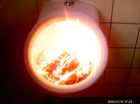 Burning Toilet By Silvertoaster On Deviantart
