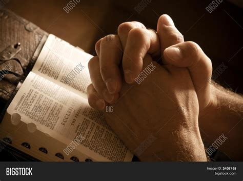 Praying Hands On Open Image And Photo Free Trial Bigstock