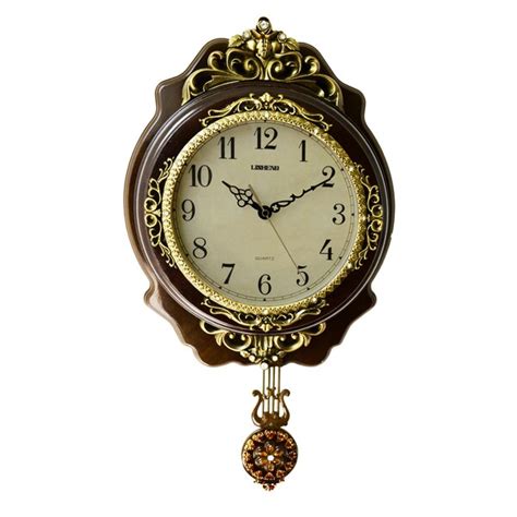 Shop Classic Wall Clock With Pendulum Overstock 8600177
