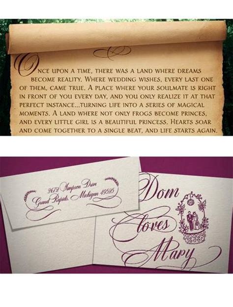 Speedball metropolitan poster font download. Wedding Invitation with Dom Loves Mary Calligraphy Font ...