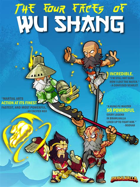Watching from the doors of valhalla, bödvar, cassidy and the other legends saw a blazing trail of smoke cut across the asgardian sky. Wu Shang Patch 2.20 - Brawlhalla