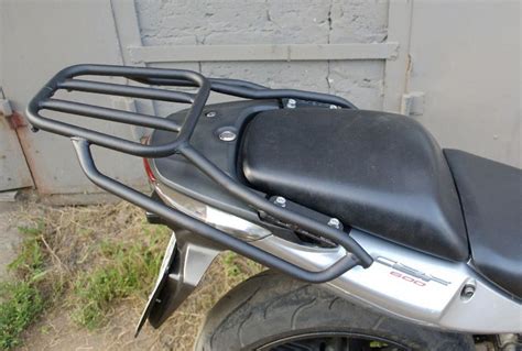 Motorcycle Luggage Rack Rear Rack Reinforced With Passenger Handles For