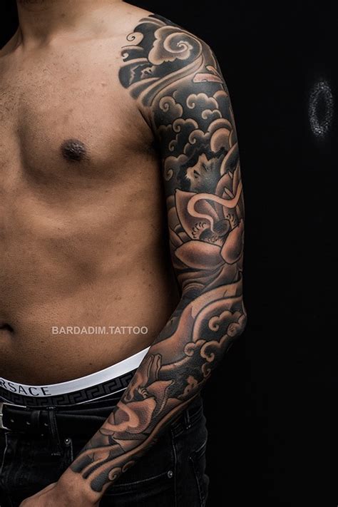 Dark lotus is a tattooing, piercing, permanent cosmetics and salon in liberty missouri. Tattoo uploaded by George Bardadim | Japanese sleeve lotus ...