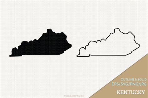 Kentucky Outline Svg