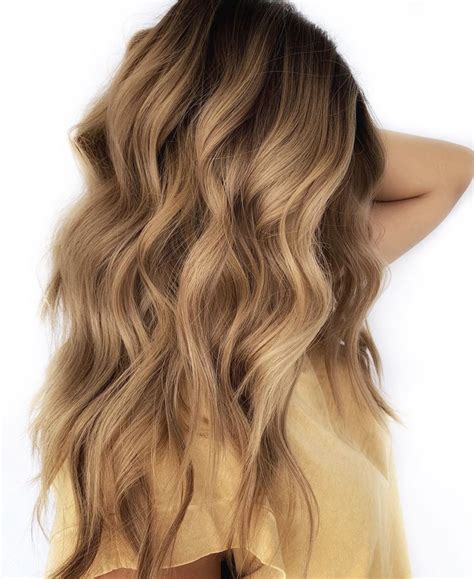 The Most Unbelievably Beautiful Butterscotch Balayage Thick Ribbons Of