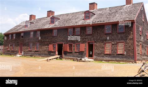 Old Fort Western Old Wooden Fort Located In Augusta Maine And Built