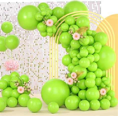 Freechase Lime Green Latex Balloons Lime Green Party
