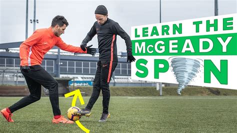 This Football Skill Will Beat Any Defender Learn Mcgeady Spin Youtube